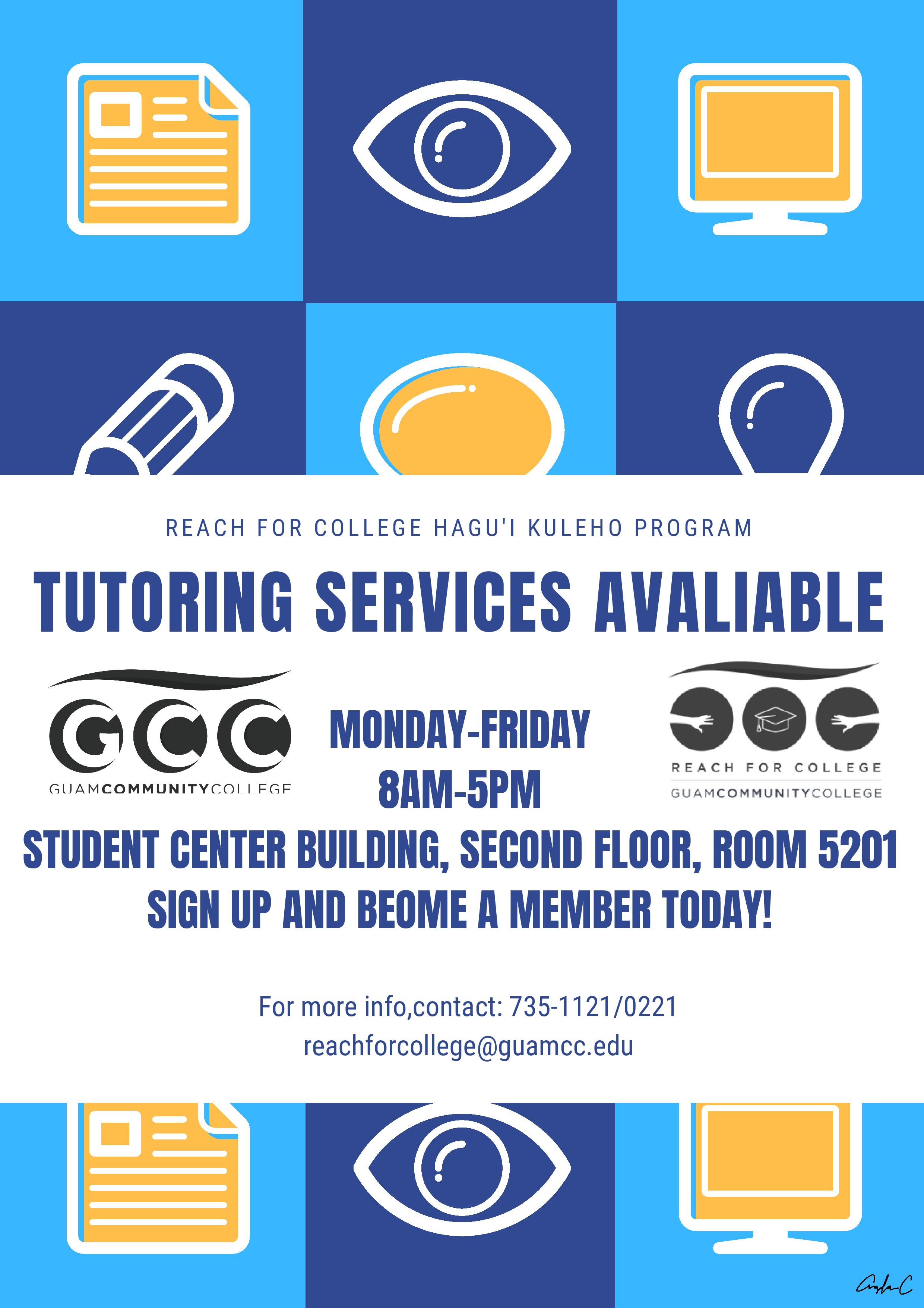 Adult Education Tutoring Flyer